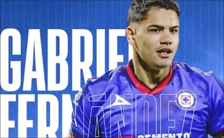 Cruz Azul anunció a Gabriel Fernández de manera oficial como tercer refuerzo