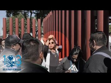 Diputada de Morena se enfrenta con maestros de la CNTE