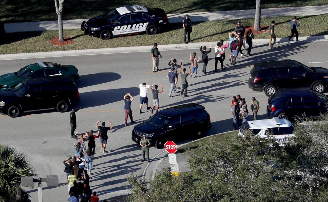 Tiroteo en febrero de 2018 en Parkland, Florida (Foto: AP)