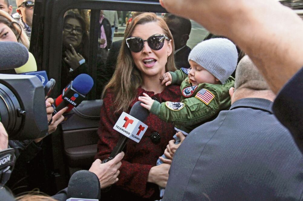 Marjorie comentó que espera que este día sea el comienzo del fin del proceso (CARLOS MEJÍA. EL UNIVERSAL)