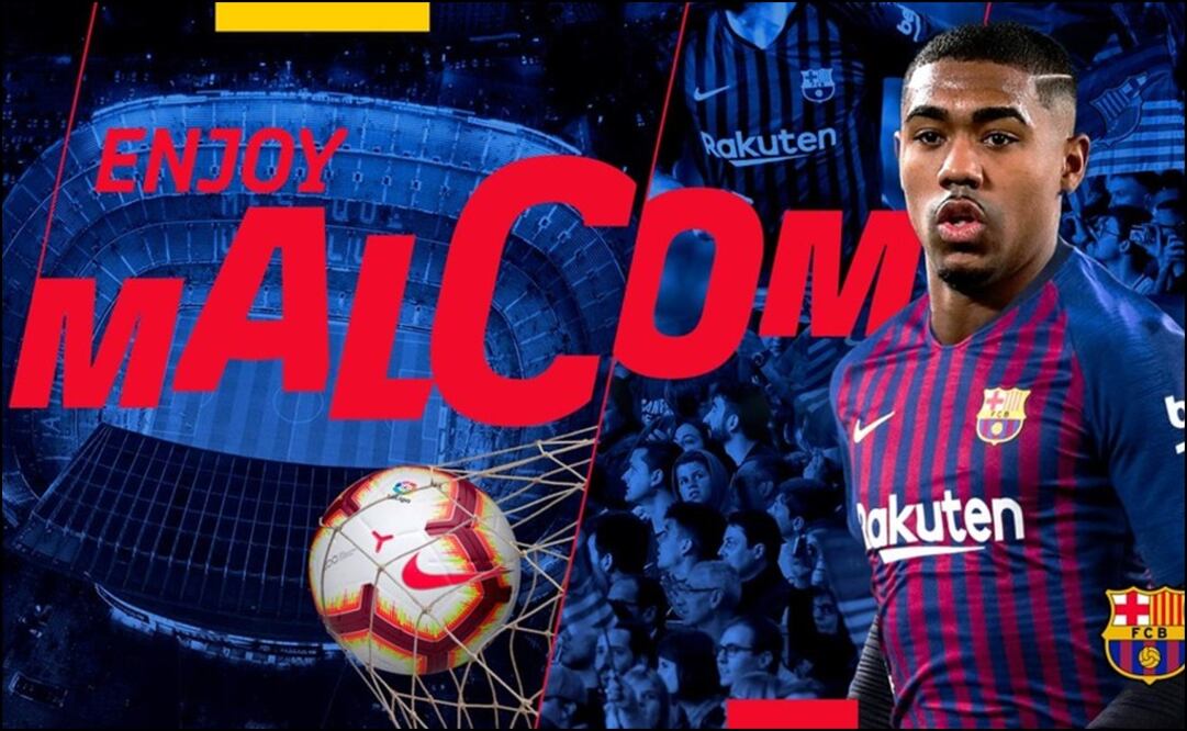 Malcom llega proveniente del Girondins de Burdeos. Foto: www.fcbarcelona.es