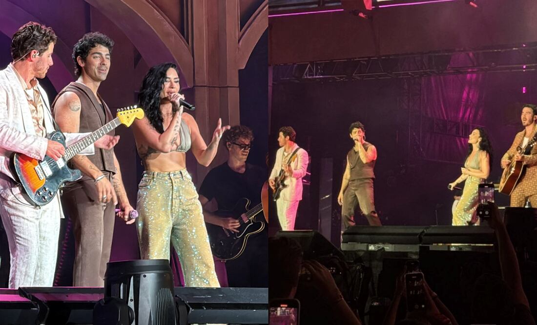 Demi Lovato sorprende al cantar junto a los Jonas Brothers
Foto: Captura de pantalla en X