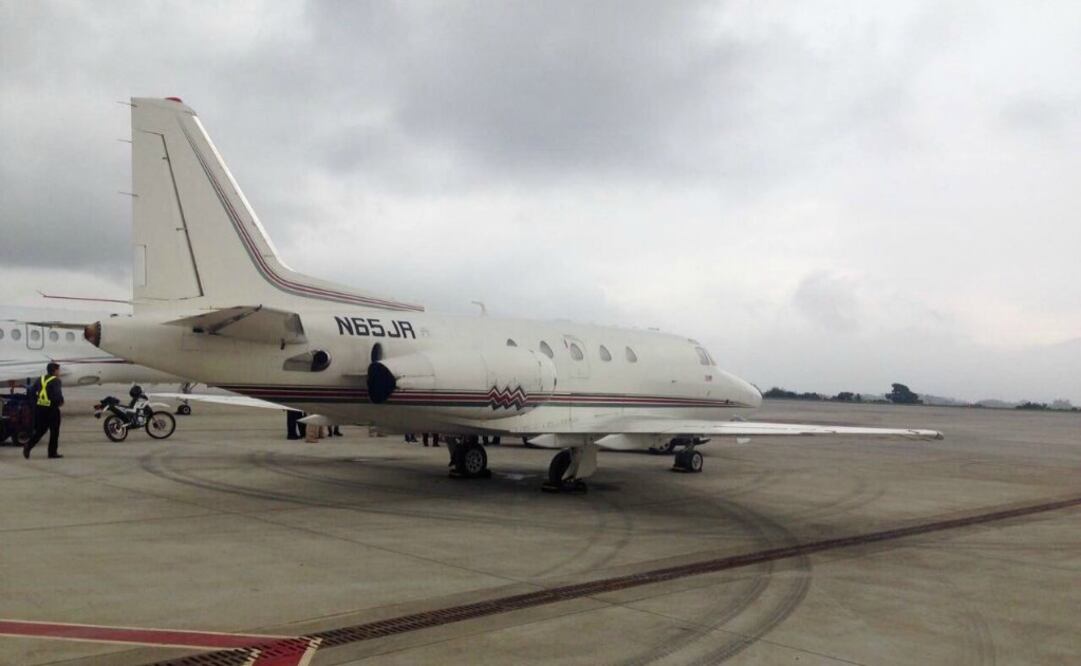 Los tres mexicanos aterrizaron en Costa Rica a bordo de la aeronave N65JR. La Dirección de Aviación Civil de Costa Rica reportó que la N identifica a matrículas que corresponden a Estados Unidos. Foto: Ministerio de Seguridad Pública de Costa Rica