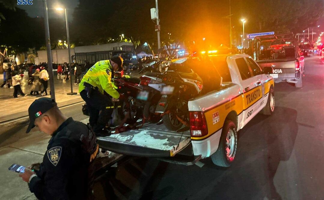 754 motocicletas fueron llevadas a un depósito vehicular y se les aplicaron las infracciones correspondientes. Foto: Especial