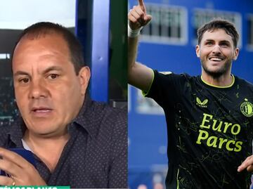 Cuauhtémoc Blanco minimiza los números de Santiago Giménez en la Eredivisie: “Hay que ser realistas”