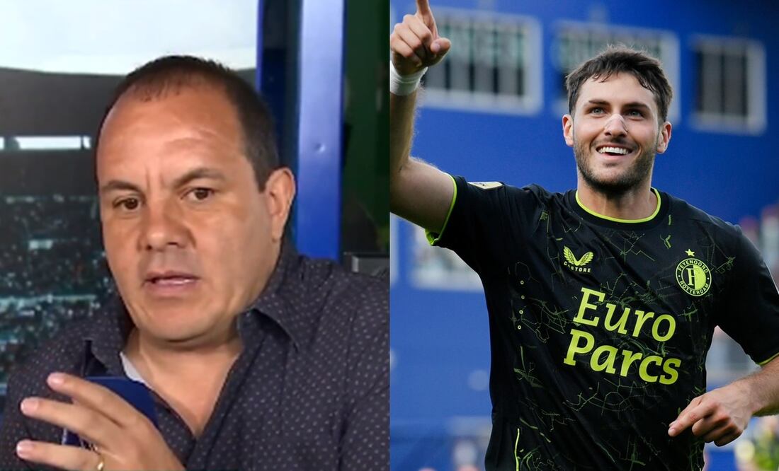 Cuauhtémoc Blanco minimiza los números de Santiago Giménez en la Eredivisie