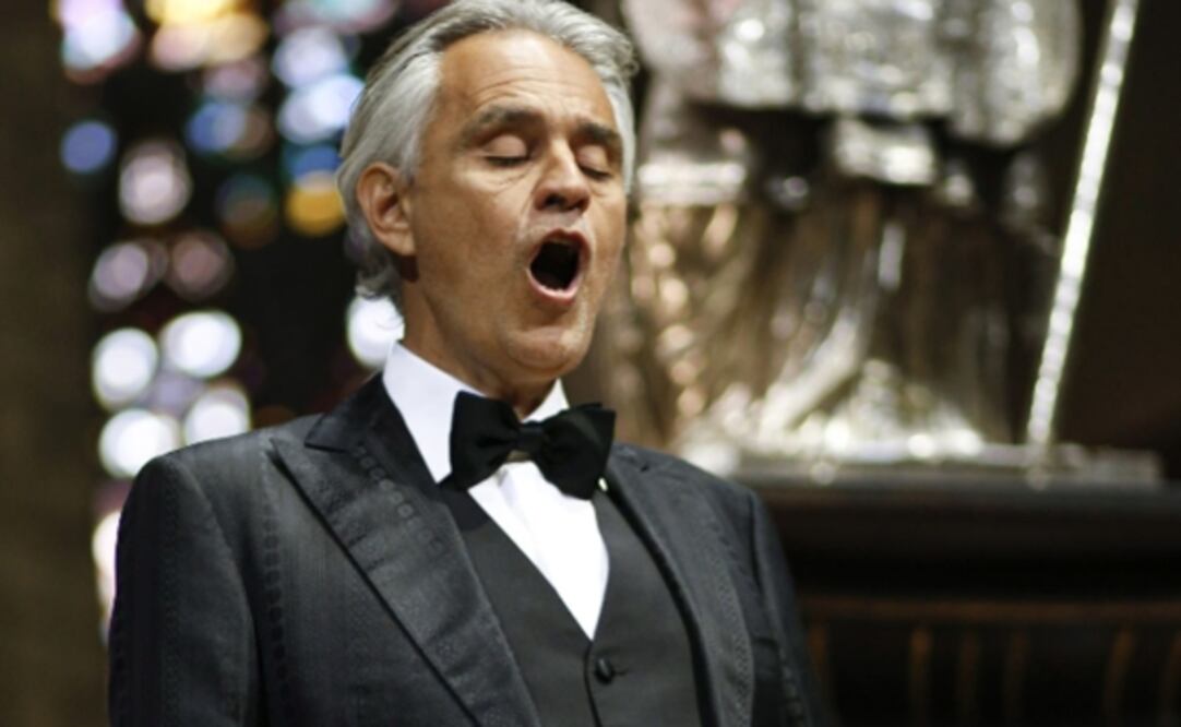 Andrea Bocelli, tenor italiano. Foto: Archivo EL UNIVERSAL