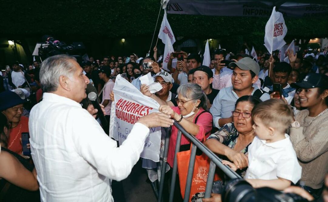 Adán Augusto López en evento de Querétaro. Foto: Twitter @adan_augusto