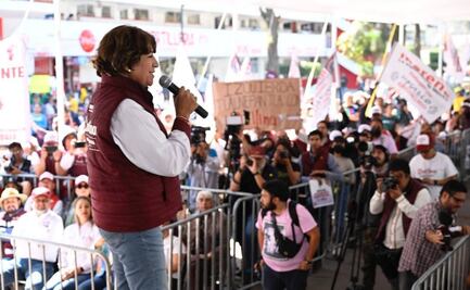 Delfina Gómez pide a militantes trabajar con unidad para lograr triunfo el próximo 4 de junio