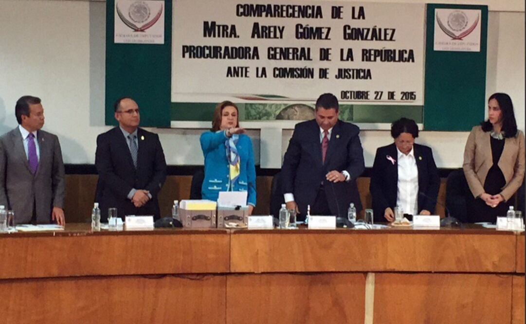La funcionaria federal comparece ante comisiones de San Lázaro. /Tomada de Twitter