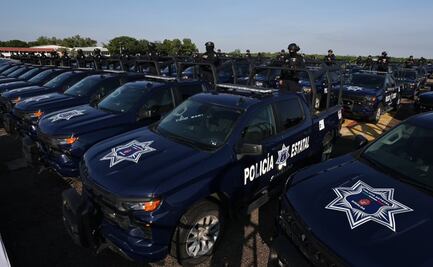 García Harfuch entrega 100 patrullas en Sinaloa para reforzar a la Policía Estatal Preventiva; homicidios han descendido a 3.6 casos diarios