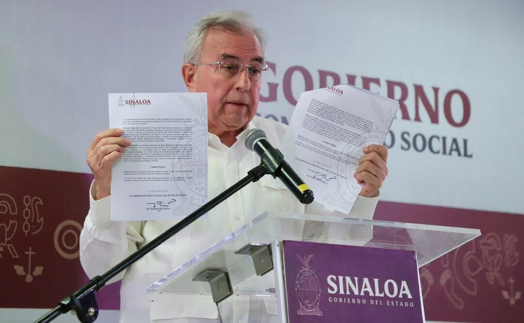 El gobernador de Sinaloa, Rubén Rocha Moya. Foto: Especial