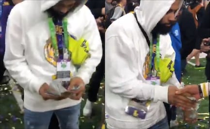 ¿Odell en problemas? Festeja título de LSU dando dinero a los jugadores