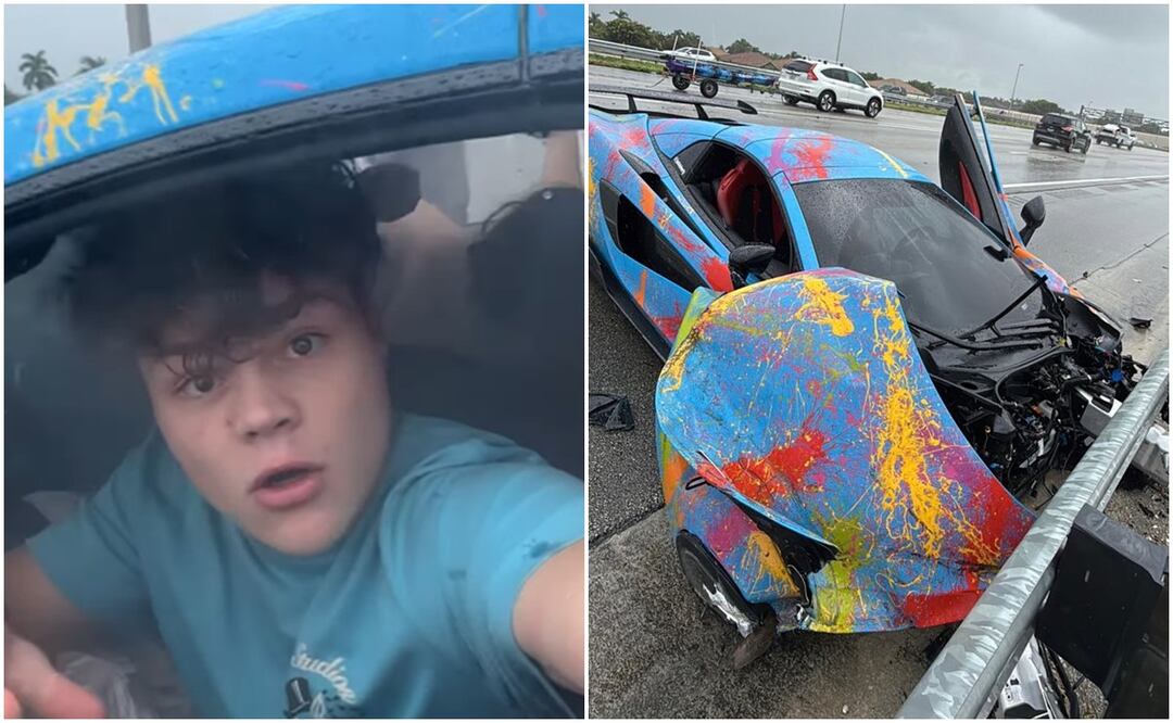 Aunque al momento del impacto había más autos en la carretera, no hubo otros vehículos afectados por el accidente. Fotos: Instagram @jackdoherty