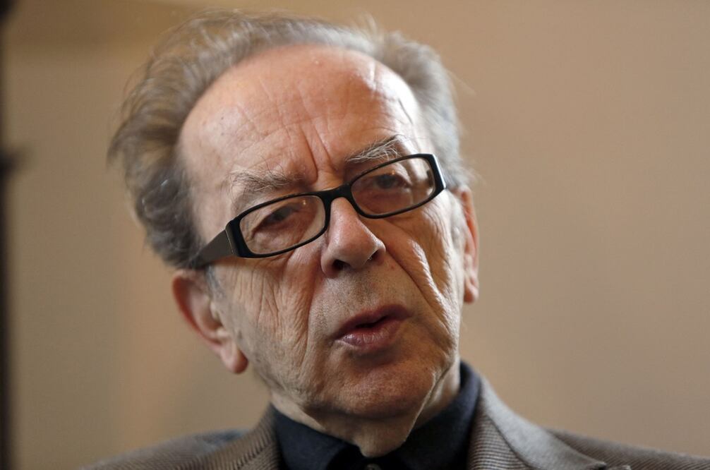 Ismail Kadare, representante de la literatura albanesa, murió este lunes.
Foto: AFP / Gali Tibbon, archivo
