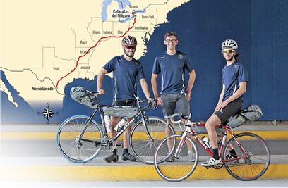 3 Mexicans will cycle to Canada