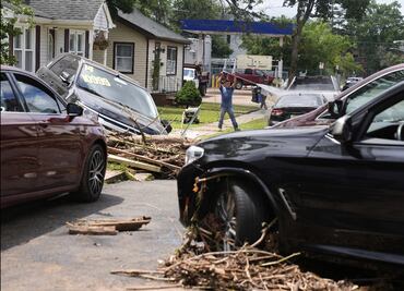 FOTOS: Inundaciones en Nueva Jersey dejan dos muertos y múltiples afectaciones