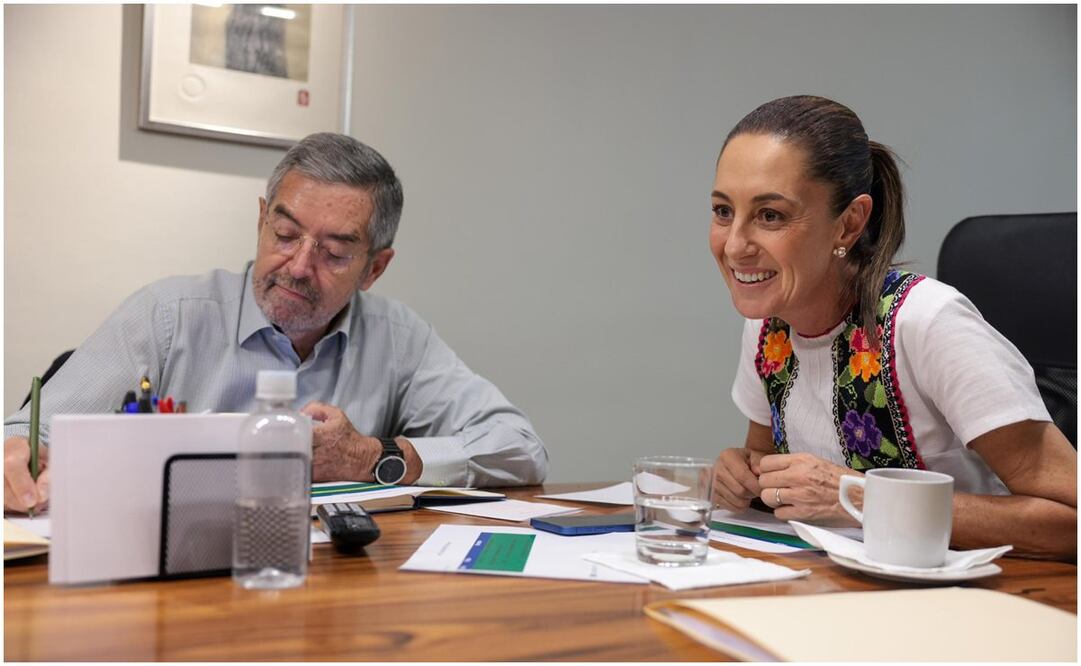 Juan Ramón de la Fuente y Claudia Sheinbaum. Foto: X @Claudiashein