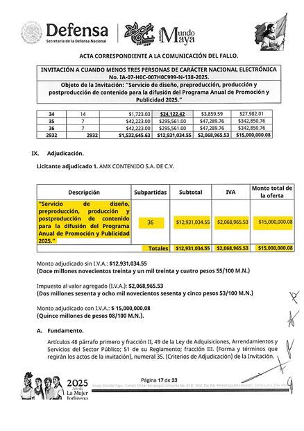 El grupo GAFSACOMM contrató
servicios de producción de material
publicitario audiovisual para promover sus servicios.