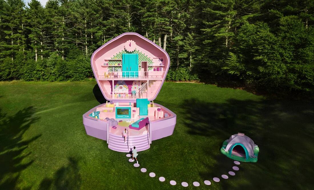 La casa en forma de estuche de Polly Pocket se encuentra en Massachusetts, Estados Unidos. Foto: EFE
