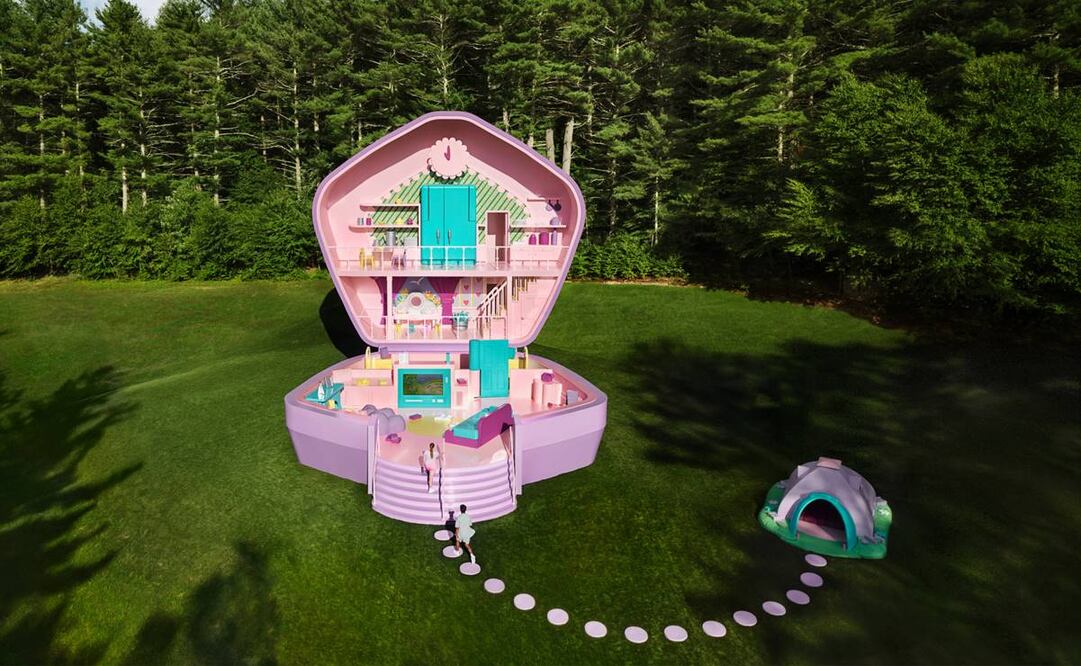 La casa en forma de estuche de Polly Pocket se encuentra en Massachusetts, Estados Unidos. Foto: EFE