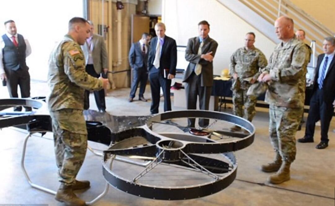 El prototipo más reciente fue revelado por funcionarios del Laboratorio de Investigación del Ejército de EU. (FOTO: Melloy Aeronautics)