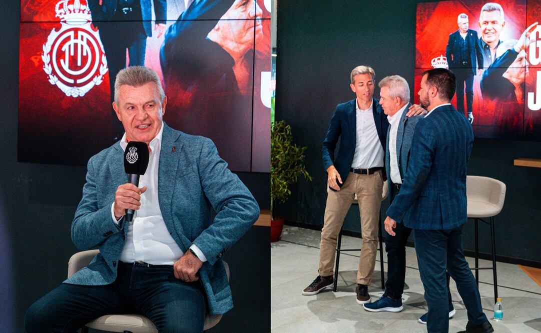 Javier Aguirre, durante su despedida del Mallorca - Foto: @RCD_Mallorca en X