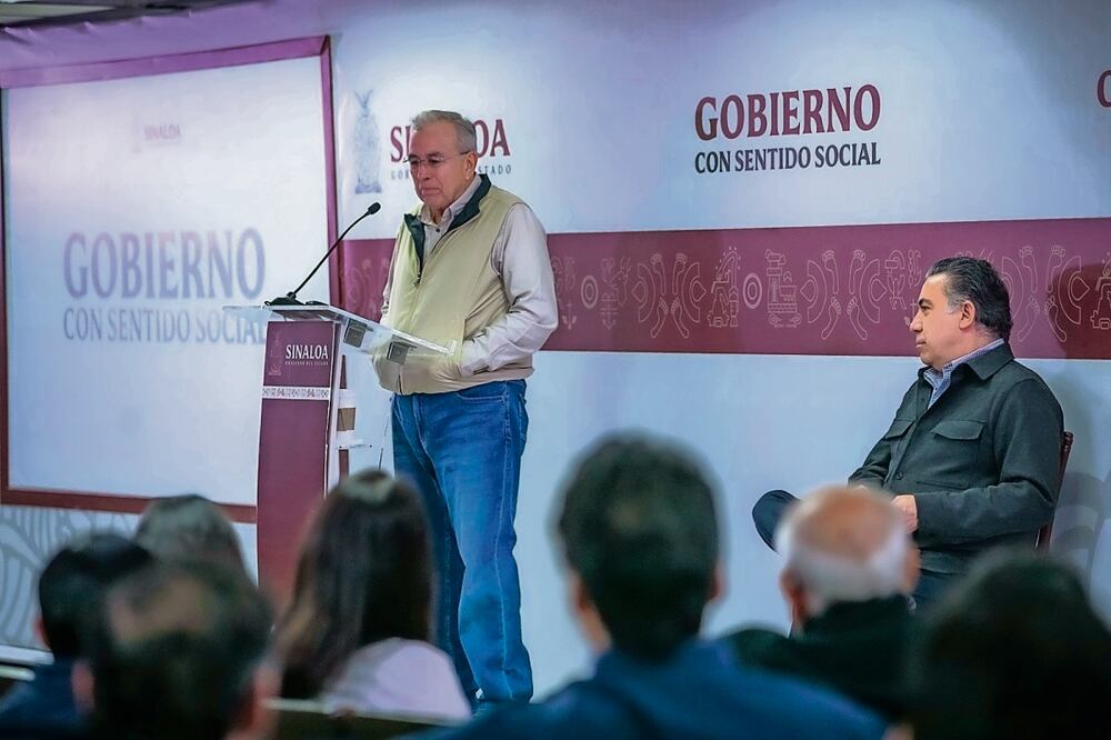 El gobernador Rubén Rocha Moya adelantó que la construcción del Panteón Forense de Mazatlán ya se encuentra en marcha.. Foto Especial