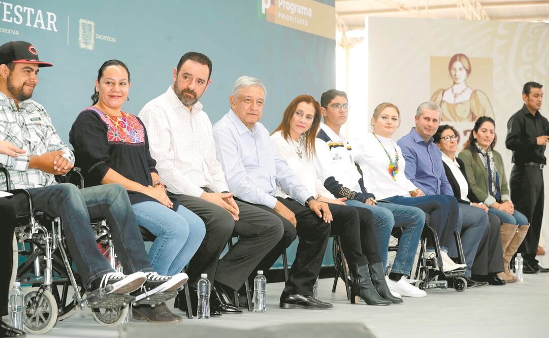 En una gira de trabajo por Jerez, Zacatecas, para revisar la implementación de los programas del Bienestar, el presidente Andrés Manuel López Obrador estuvo acompañado por su esposa, Beatriz Gutiérrez Müller. Foto: PRESIDENCIA