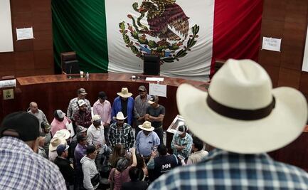 Productores irrumpen en sesión del Congreso de Zacatecas; acusan retrasos en recepción de mil 500 toneladas de frijol