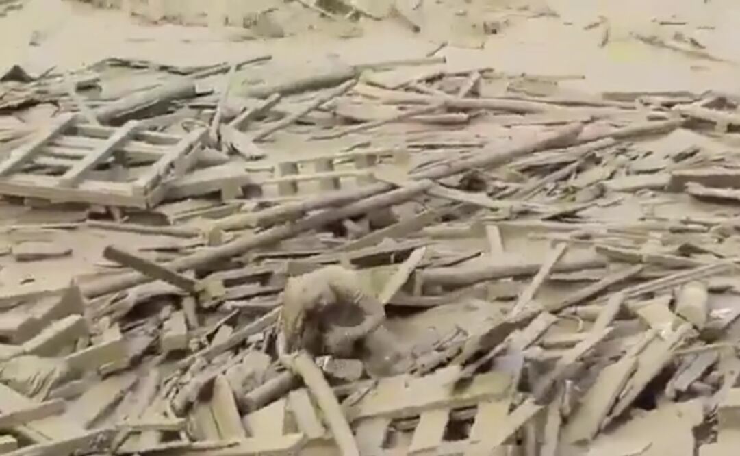 La avalancha arrastró a una mujer por alrededor de seis kilómetros. Foto: Tomada de video