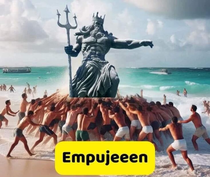 Memes Poseidón. Foto: Captura de pantalla