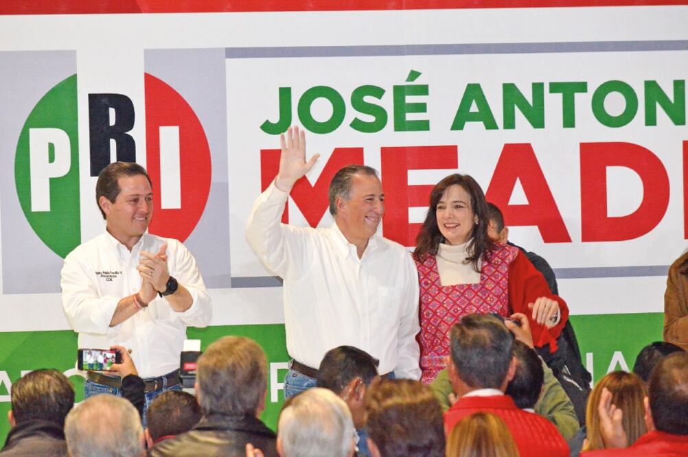 José Antonio Meade tuvo un encuentro en Monterrey con unos 2 mil militantes de los diversos sectores del PRI. (EMILIO VÁSQUEZ. EL UNIVERSAL)