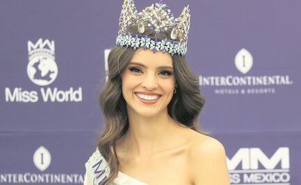 Entusiasma a Miss Mundo su visita al Presidente 