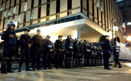 Embajada de EU, sin permiso para montar carpa en vía pública