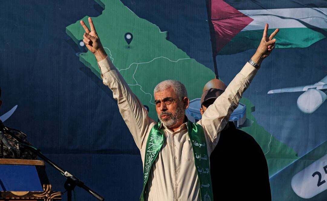 Yahya Sinwar, líder del movimiento palestino Hamás en la Franja de Gaza. Foto: AFP