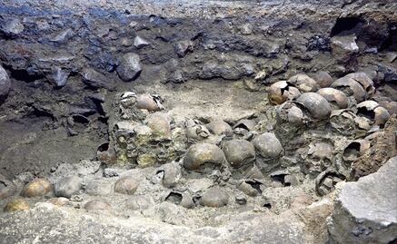 Cráneos de mujeres y niños en Huei Tzompantli, revela investigación