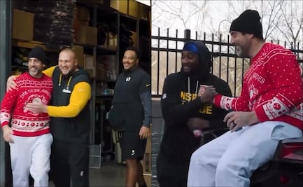 Aaron Rodgers sorprende a los linieros de los Steelers de Pittsburgh con peculiar regalo por Navidad