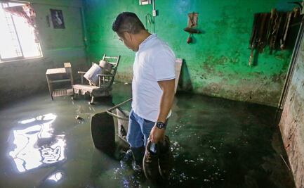 Inundación en Chalco. “Es un martirio estar bajo el agua, se vive con miedo”