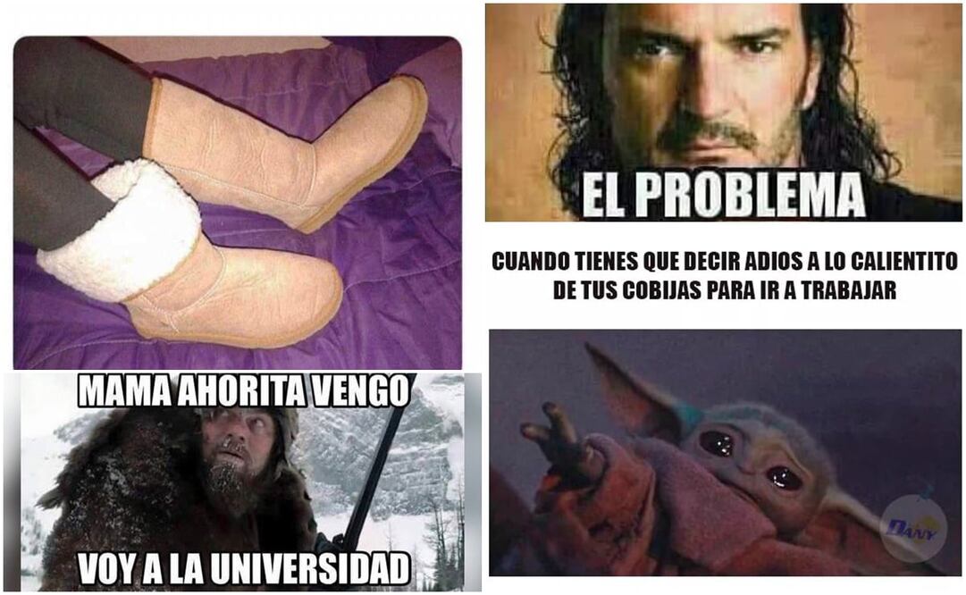 Capitalinos sufren por el frío, pero no por los memes