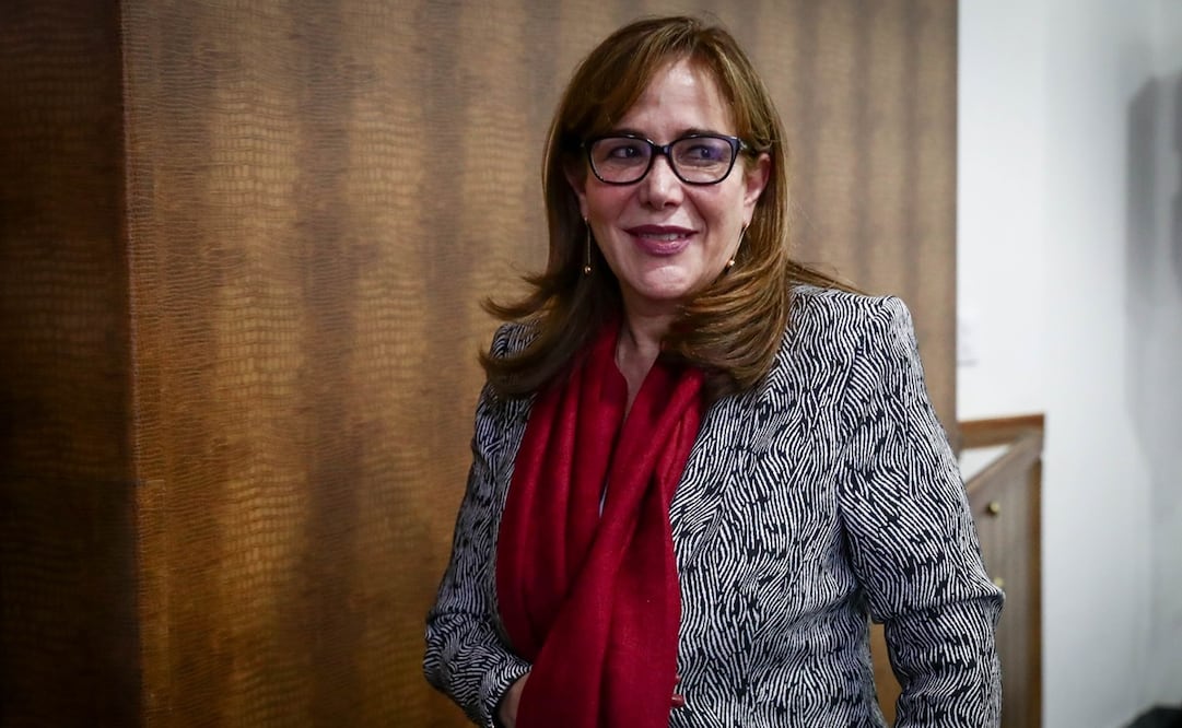 Yeidckol Polevnsky, reconocida por el INE como dirigente nacional de Morena / Archivo. EL UNIVERSAL