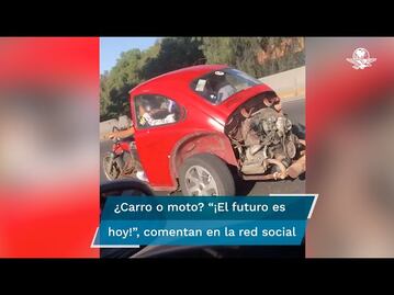 "Motovocho" se pasea por la CDMX y se vuelve viral en TikTok