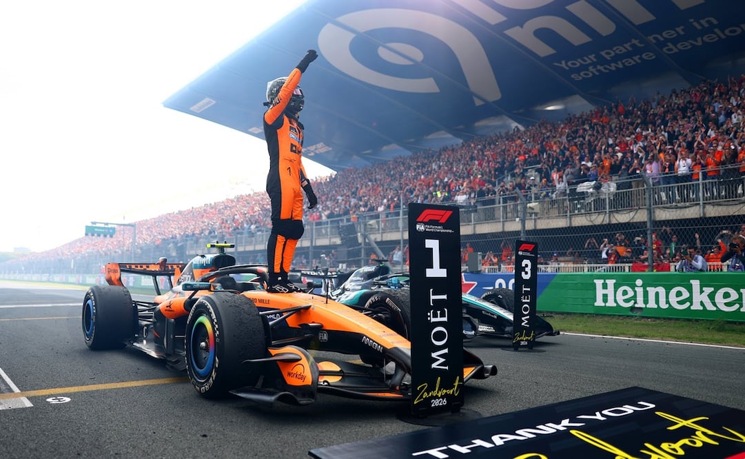 Lando Norris, campeón del Gran Premio de los Países Bajos - Foto: @F1 en X