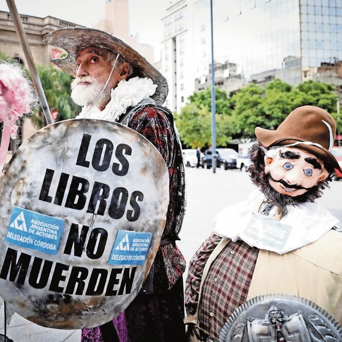 Personajes que animaron el VIII Congreso de la Lengua Española, en Córdoba, Argentina. JUAN IGNACIO RONCORONI. EFE