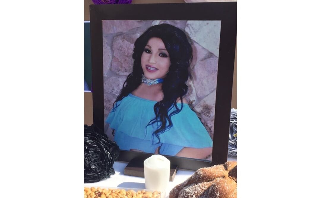 Fotografía de Yamilet Violeta Quintero López colocada en una ofrenda de su familia. Foto: Javier Cabrera Martínez/EL UNIVERSAL