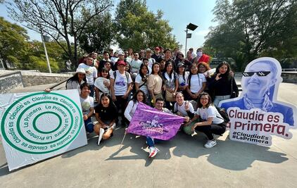 “Claudia es la primera”: En CDMX jóvenes lanzan campaña de apoyo a Sheinbaum