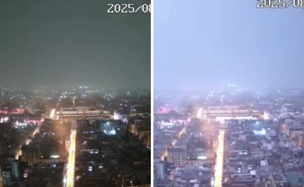 Temporada de lluvias en CDMX y Edomex; desfile de relámpagos sorprende a usuarios de X