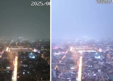 Temporada de lluvias en CDMX y Edomex; desfile de relámpagos sorprende a usuarios de X