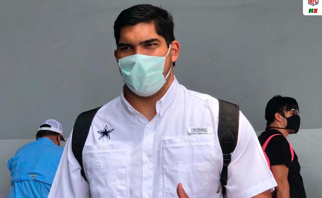 Mexicano Isaac Alarcón viaja para integrarse a los Cowboys de Dallas