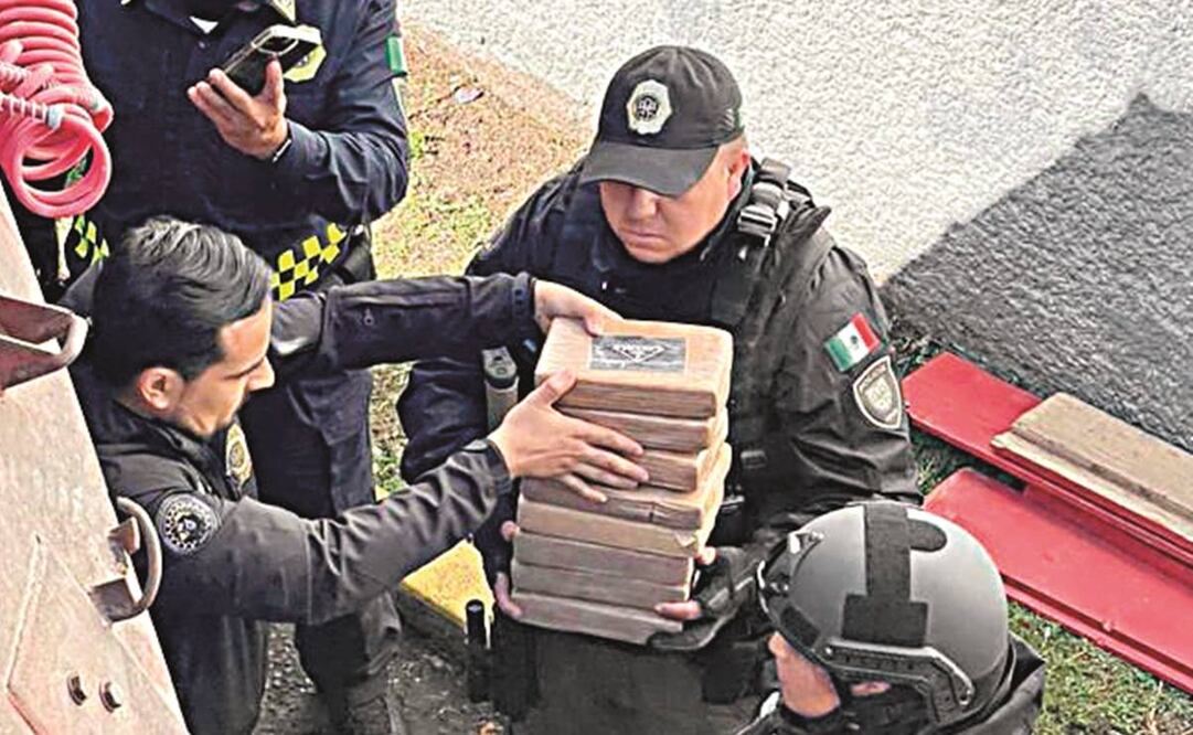 En el tractocamión asegurado se hallaron 1.6 toneladas de droga.  Foto: Archivo/EL UNIVERSAL.